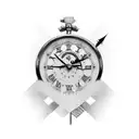 cool design with Roman numerals for September 16th of 2021 tattoo design idea