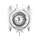 cool design with Roman numerals for September 16th of 2021 tattoo design idea