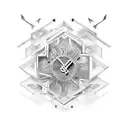 cool design with Roman numerals for September 16th of 2021 tattoo design idea