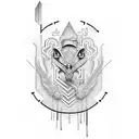 cool design with Roman numerals for September 16th of 2021 tattoo design idea