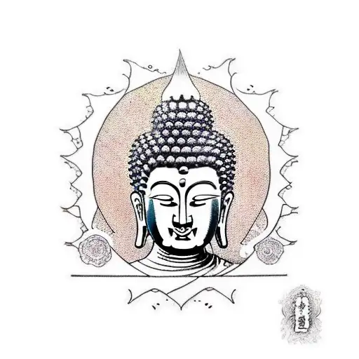 Image result for simple buddha tattoo | Buddha tattoo design, Sleeve tattoos  for women, Tattoo designs