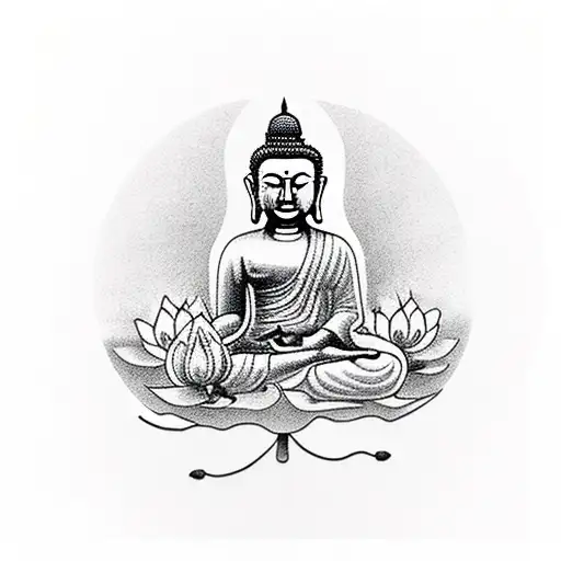 Buddha - Color 1 - ArtWear Tattoo