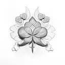 clover tattoo design idea