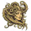 Medusa tattoo design idea