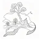 solitude  tattoo design idea