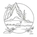 solitude  tattoo design idea