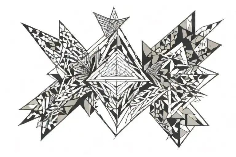 Anxiety Anger Silence tattoo design idea