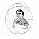 minimalist tattoo portraying Carl Sagan's pale blue dot speech tattoo design idea