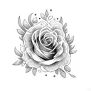 jhin with flowers tattoo design idea