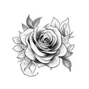 jhin with flowers tattoo design idea