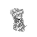 a skull and crossbones tattoo design idea