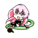 snake and rose tattoo design idea