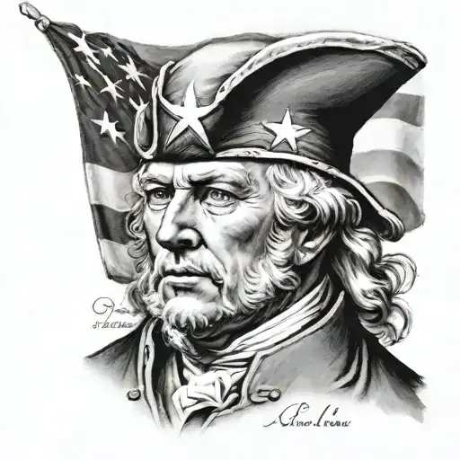 American Revolution tattoo design idea