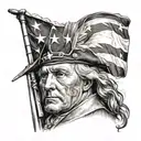 American Revolution tattoo design idea