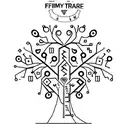 family tree and dna  tattoo design idea