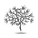 family tree and dna  tattoo design idea