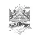 mountain shaolin  tattoo design idea