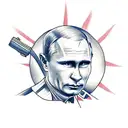 Vladimir Putin tattoo design idea