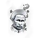 Vladimir Putin tattoo design idea