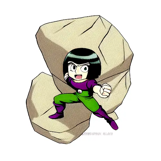 rock lee tattoo design idea