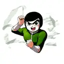 rock lee tattoo design idea