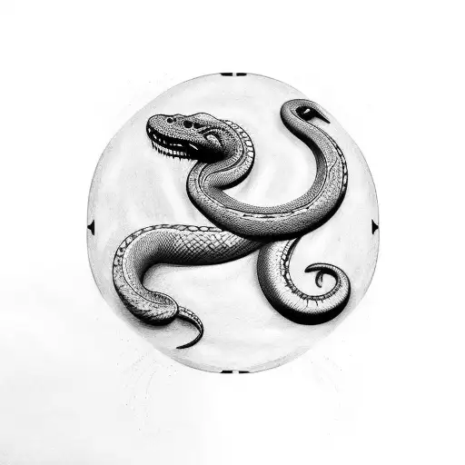 half sleeve tattoo with snake skin Rolex logo tattoo design idea