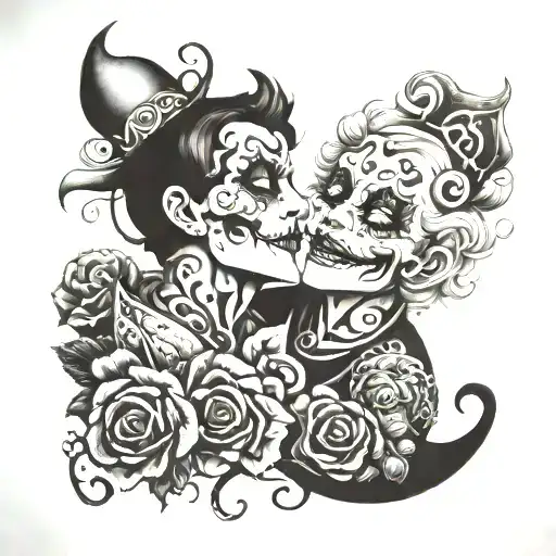 cry now laugh later tattoo design idea