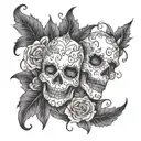 cry now laugh later tattoo design idea