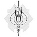 Bow and Arrow tattoo design idea
