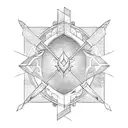 Bow and Arrow tattoo design idea