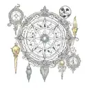 mysticism, mystery, magic, tarot, spirituality, intuition tattoo design idea