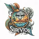survivor tattoo design idea