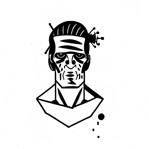 Frankenstein  tattoo design idea