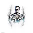 frankenstein tattoo design idea