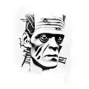 frankenstein tattoo design idea