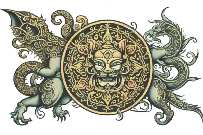 samundra manthan tattoo designs tattoo design idea