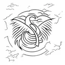 Hurricane Cristobal  tattoo design idea