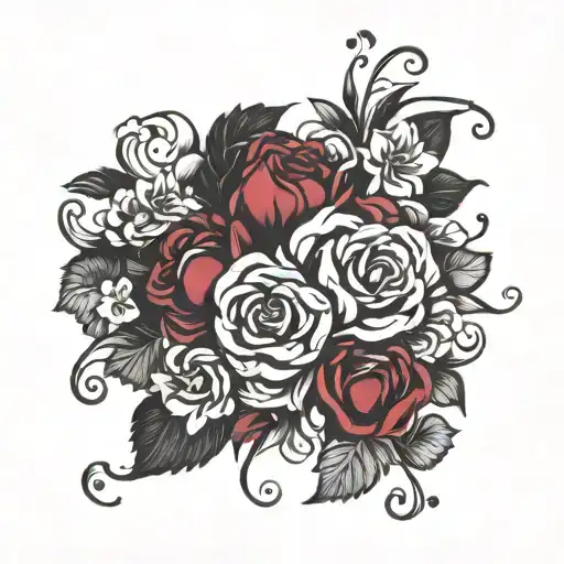 Self love girly  for a person that is insecure about themselves tattoo design idea