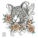 donna wrapped tattoo design idea