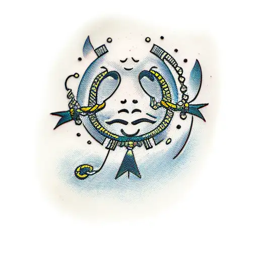 Easy going person tattoo design idea