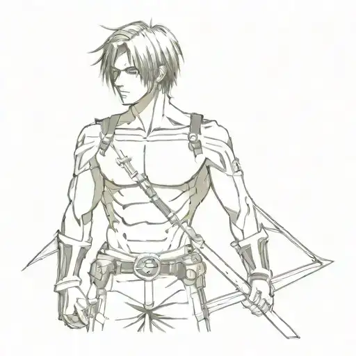 attack on titan ODM gear tattoo design idea