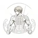 attack on titan ODM gear tattoo design idea