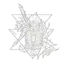 attack on titan ODM gear tattoo design idea