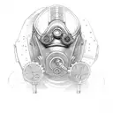 diving mask steampunk tattoo design idea