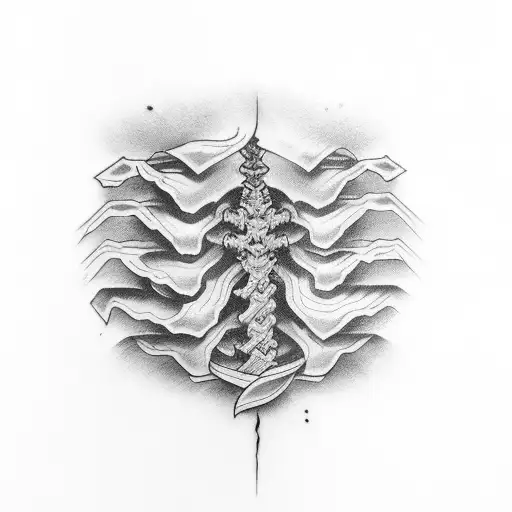greek spine tattoo tattoo design idea