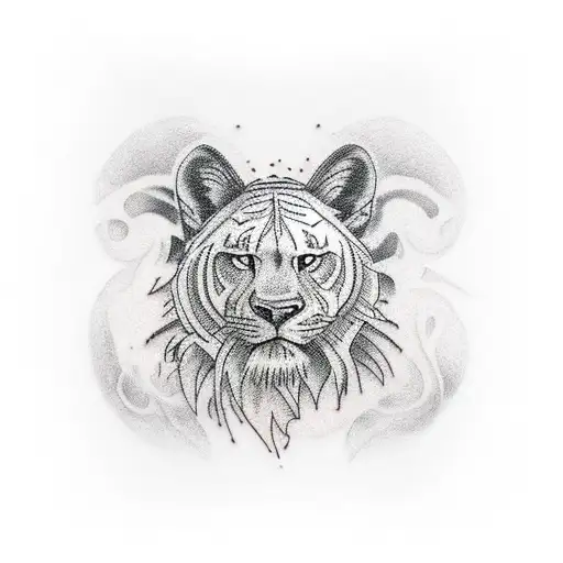 wilderness tattoo design idea