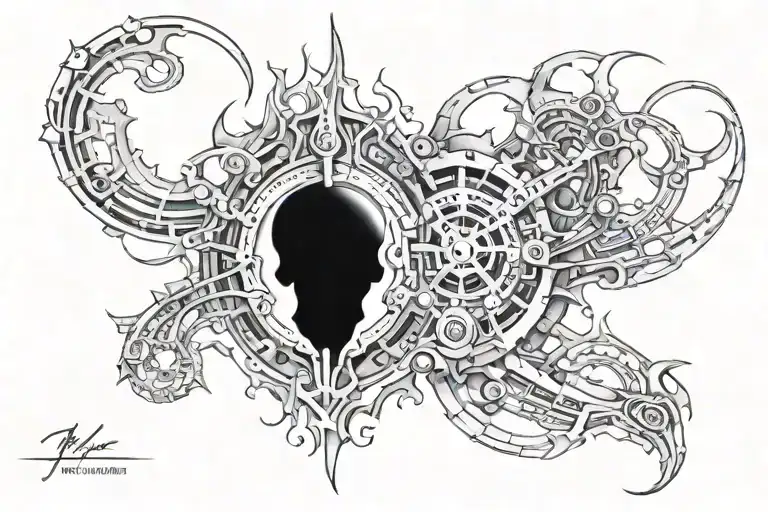 1of1 tattoo design idea