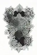 Aztec calendar tattoo design idea