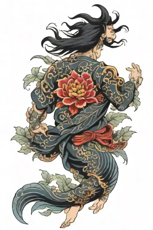 depersonalization tattoo design idea