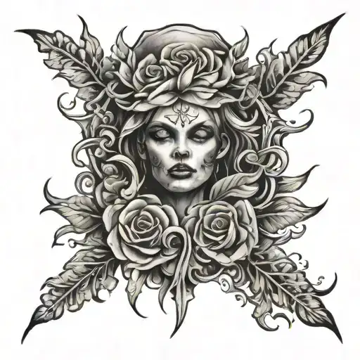 depersonalization tattoo design idea